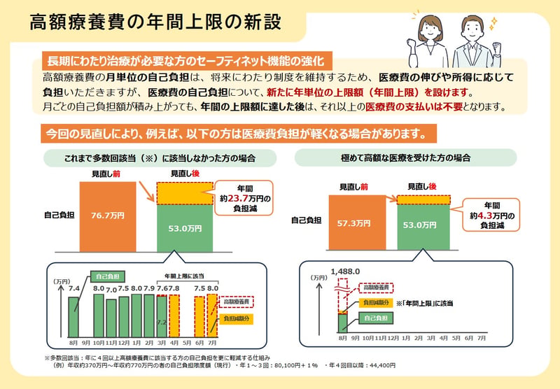 高額療養費の年間上限の新設