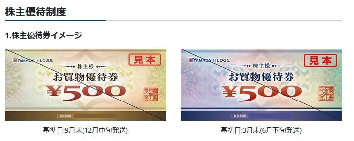 株主優待制度